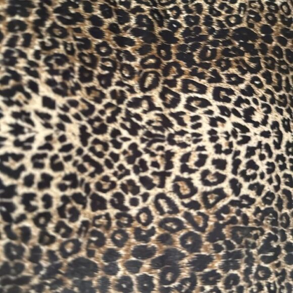 Leopard Print Tote Bag Purse Small Faix Fur Shoulder Bag Feather Fringe - Picture 3 of 8